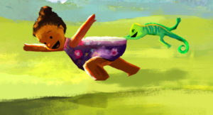 Ladi Running with Cam